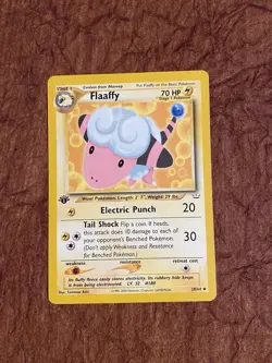 Flaaffy Neo Revelation 1ST EDITION Regular Card 26/64 LP English Pokemon TCG - Image 1