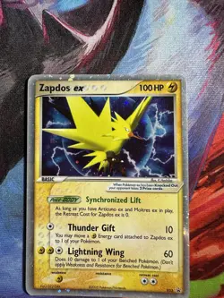 Zapdos ex 033 Pokemon TCG Holo Ultra Rare Promo Card 033 Nintendo tin - Image 3