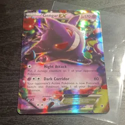 Gengar EX 34/119 XY Phantom Forces Ultra Rare Holo Pokemon Card 170 HP - Image 4