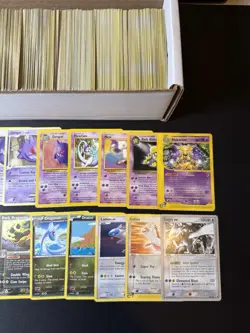 Huge Collection Bulk Lot of 600+ Pokemon Cards Mixed WOTC-XY Vintage HP-DAMAGED - Image 3