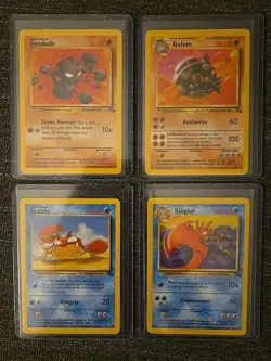 Vintage WOTC Pokemon Fossil Card Lot Of 10 NMOB Pack Fresh Kabuto - Image 2