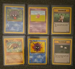 Vintage WOTC Pokemon Fossil Card Lot Of 10 NMOB Pack Fresh Kabuto - Image 4