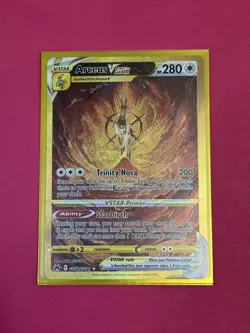 Arceus VSTAR GG70/GG70 Secret Rare Crown Zenith Pokemon Card - Image 2