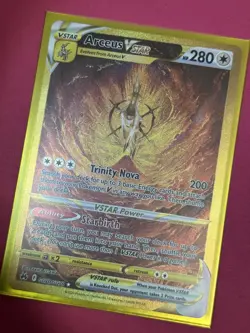 Arceus VSTAR GG70/GG70 Secret Rare Crown Zenith Pokemon Card - Image 4
