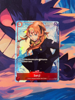 One Piece Card Game OP10-005 Sanji Parallel Royal Blood English NM - Image 1