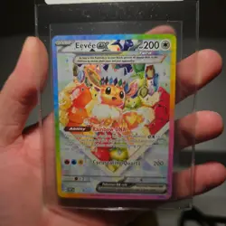 Pokemon TCG Eevee ex 174 SVP Promo SV: Scarlet & Violet Promo Cards Near Mint - Image 1