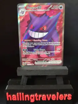 Pokemon TCG Gengar EX Temporal Forces Ultra Rare Card 193/162 - Image 1