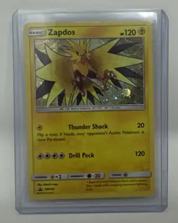 Zapdos SM145 Sun & Moon Holo Black Star Promo Pokemon Card TCG - Image 1