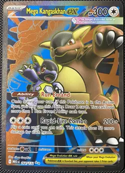 Mega Kangaskhan ex 164/132 Me01: Mega Evolution Holo - Pokemon Card - Image 1