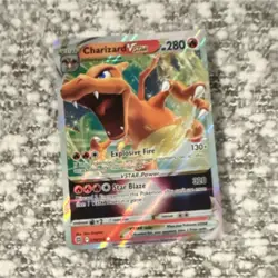Pokemon Charizard VSTAR Ultra Rare Holo Full Art Brilliant Stars 018/172 Card - Image 1