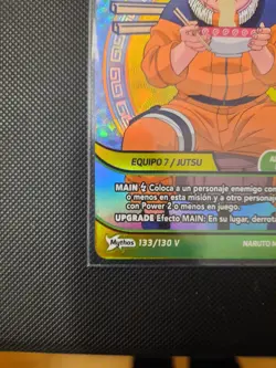 Naruto Uzumaki 133/130 Mythos 1st Edition TCG Promo Card ES - Image 5