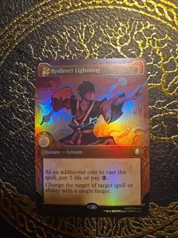 Redirect Lightning (Showcase) Avatar: The Last Airbender Foil - Image 1