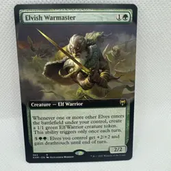 Elvish Warmaster (Extended Art) Kaldheim Regular - Image 1