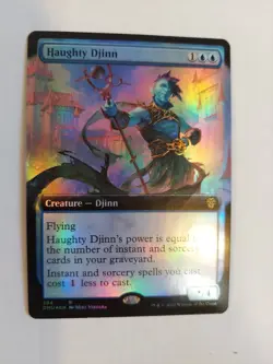 Haughty Djinn (Extended Art) Dominaria United Foil - Image 1