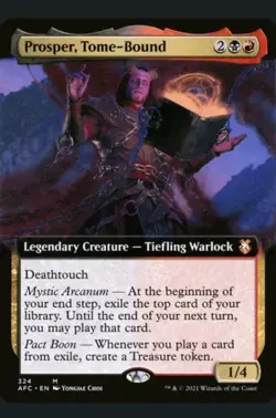 Prosper, Tome-Bound (Extended Art) Commander: Adventures in the Forgotten Realms - Image 1
