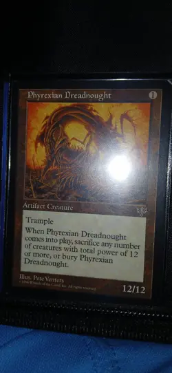 Mtg Mirage Phyrexian Dreadnought Pl Mp Vintage Magic The Gathering - Image 1