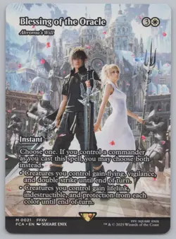 MTG Final Fantasy - Blessing of the Oracle - Akroma's Will (Showcase) #21 -i450 - Image 1