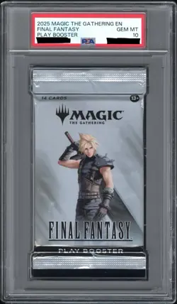 Psa 10 Magic The Gathering Final Fantasy Play Booster Pack - Image 1