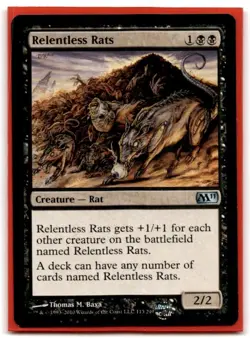 Magic 2011 (M11) #113 Relentless Rats - Image 1
