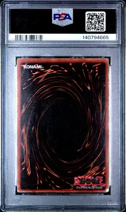 2002 YU-GI-OH! LOB-LEGEND OF BLUE EYES WHITE DRAGON #007 CELTIC GUARDIAN PSA 2 - Image 2