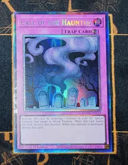YUGIOH Call of the Haunted (MZMU-EN118) Collector's Rare 1st Edition Near Mint - Image 1