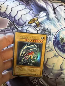 Blue-Eyes White Dragon portugese 1st edition DIK-P001 Yu-Gi-Oh VLP (WNU) - Image 4