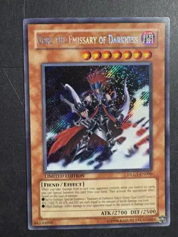 2008 Yu-Gi-Oh! Dark Legends Gorz the Emissary of Darkness #DLG1-EN000 NM - Image 1