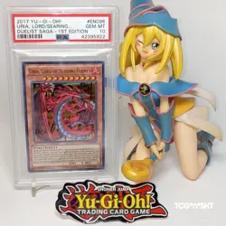 🔥L👀K🔥💎PSA10💎2017 Yu-Gi-Oh DUSA-EN096 URIA LORD OF SEARING🥇1ST✨HOLO🥩UR💥16 - Image 1