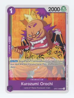 Kurozumi Orochi OP01-098 ~ U English, One Piece Romance Dawn TCG - Image 1