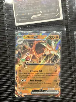 Golem EX 76/165 Holo Ultra Rare Scarlet Violet Pokemon 151 Card NM/M - Image 1