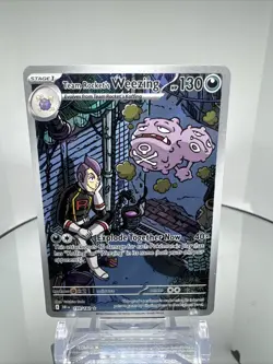Team Rocket's Weezing 199/182 - IR - Destined Rivals - Pokemon TCG NM Card - Image 3