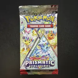 Pokemon Scarlet & Violet Prismatic Evolutions Booster Pack 10 Cards English - Image 2