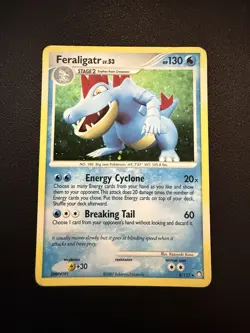 Pokemon Feraligatr 8/123 Mysterious Treasures Holo Rare Stage 2 2007 Card - Image 1