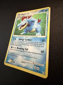 Pokemon Feraligatr 8/123 Mysterious Treasures Holo Rare Stage 2 2007 Card - Image 2