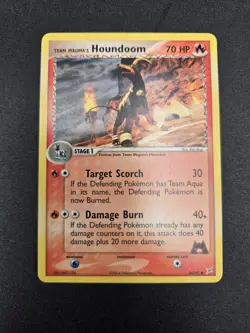 Team Magmas Houndoom Team Magma Vs Team Aqua 34/95 Uncommon Regular Pokemon Card - Image 1
