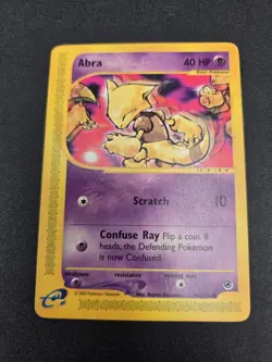 Abra Expedition Base Set 93/165 Common Regular Unlimited Pokemon Card - Image 1