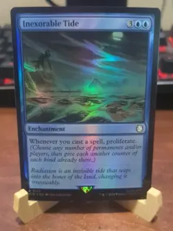 MTG: Inexorable Tide FOIL #177, NM Universes Beyond: Fallout Enchantment Card!! - Image 1