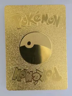 Pokemon Charizard 120hp Gold Foil Fan Art Collector Card TCG - Image 2