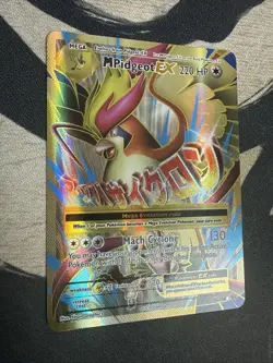 Pokemon XY Evolutions 2016 M Pidgeot EX Full Art Holo Ultra Rare Card 105/108 - Image 1