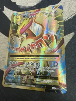 Pokemon XY Evolutions 2016 M Pidgeot EX Full Art Holo Ultra Rare Card 105/108 - Image 2