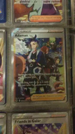 Pokemon TCG Trainer Supporter Full Art Card Lot Jacq Miriam Iris Adaman Giovanni - Image 5