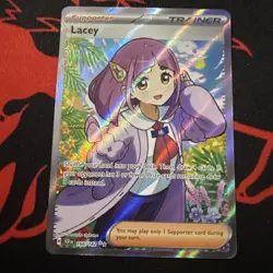 Pokemon TCG Lacey Card 166/142 Ultra Rare Stellar Crown NM - Image 2