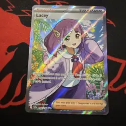 Pokemon TCG Lacey Card 166/142 Ultra Rare Stellar Crown NM - Image 3