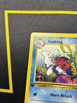 Seaking 1st Edition 46/64 - Jungle WOTC Uncommon Pokemon Card - MP - Image 2
