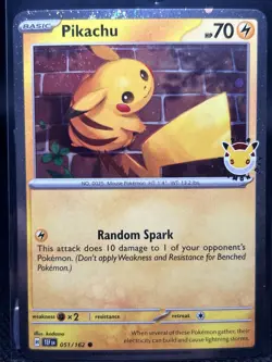 Pikachu (Pokemon Day 2026) 051/162 Miscellaneous Cards & Products Holo - Image 1