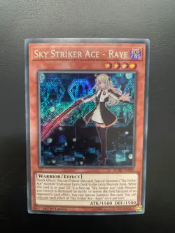 Yugioh Card Sky Striker Ace - Raye BLHR-EN089 Secret Rare 1st Edition NM - Image 3