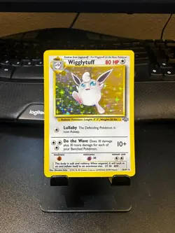 Wigglytuff 16/64 Holo Jungle Set Pokemon Card WOTC LP EXCELLENT - Image 1