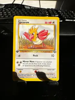 Spearow 62/64 1st Edition LP Pokemon Card TCG Jungle - Image 1