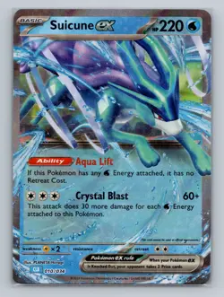 Pokemon Trading Card Game Classic #010/034 Suicune ex Classic Collection - Image 1