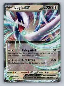 Pokemon Trading Card Game Classic #017/034 Lugia ex Classic Collection - Image 1